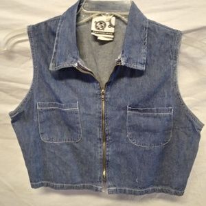 Earthquake Jean Crop Top